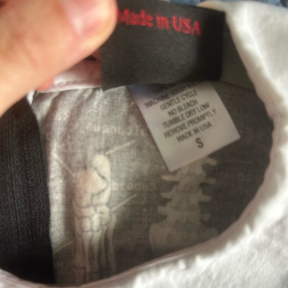 ModCloth Folter Halloween skeleton dress size small - Picture 6 of 7